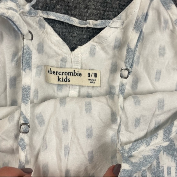 ABERCROMBIE KIDS Girls blue/white Tank Top flowy size: 9/0 - Picture 4 of 8